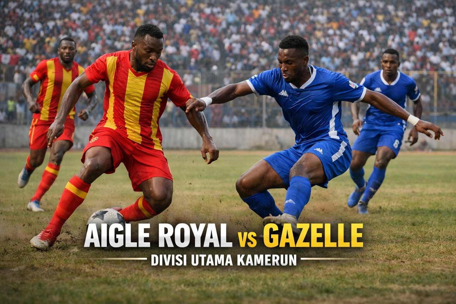 Aigle Royal vs Gazelle Divisi Utama Kamerun Malam Ini Pukul 22.00 WIB Menjadi Fokus Okestream