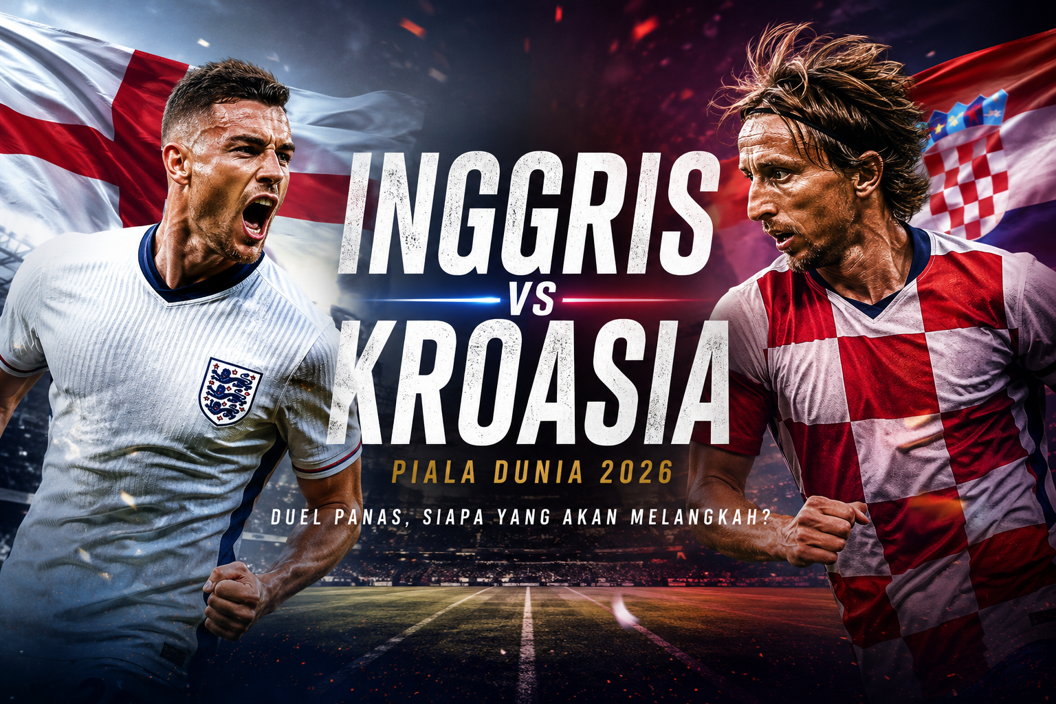 Okestream – Inggris Bungkam Kroasia 4-2, Pertandingan Seru yang Jadi Sorotan Piala Dunia 2026