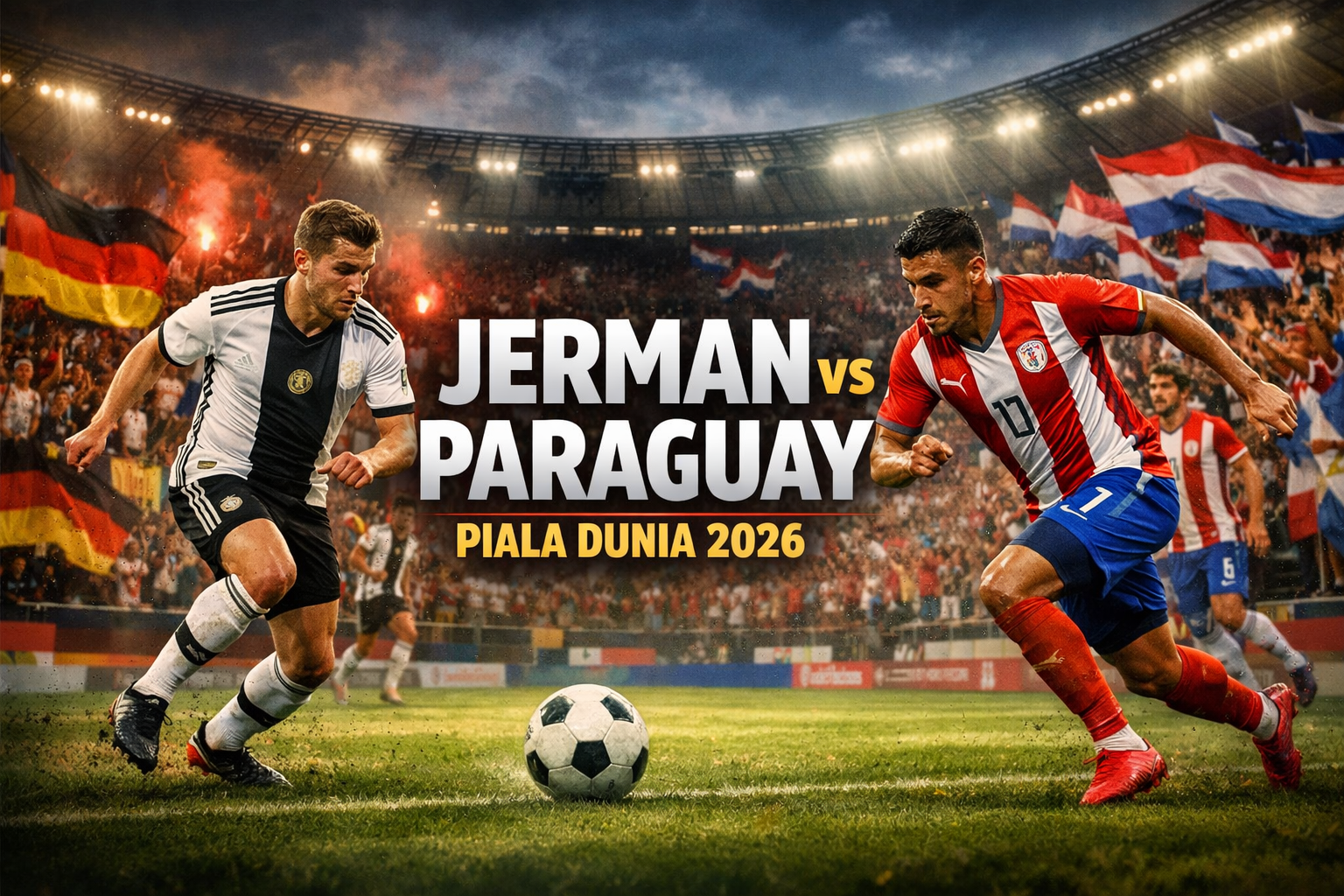 Okestream Live Streaming Jerman vs Paraguay Piala Dunia 2026 Dini Hari Ini Pukul 03.30 WIB - Pertandingan Besar yang Siap Menghadirkan Persaingan Sengit