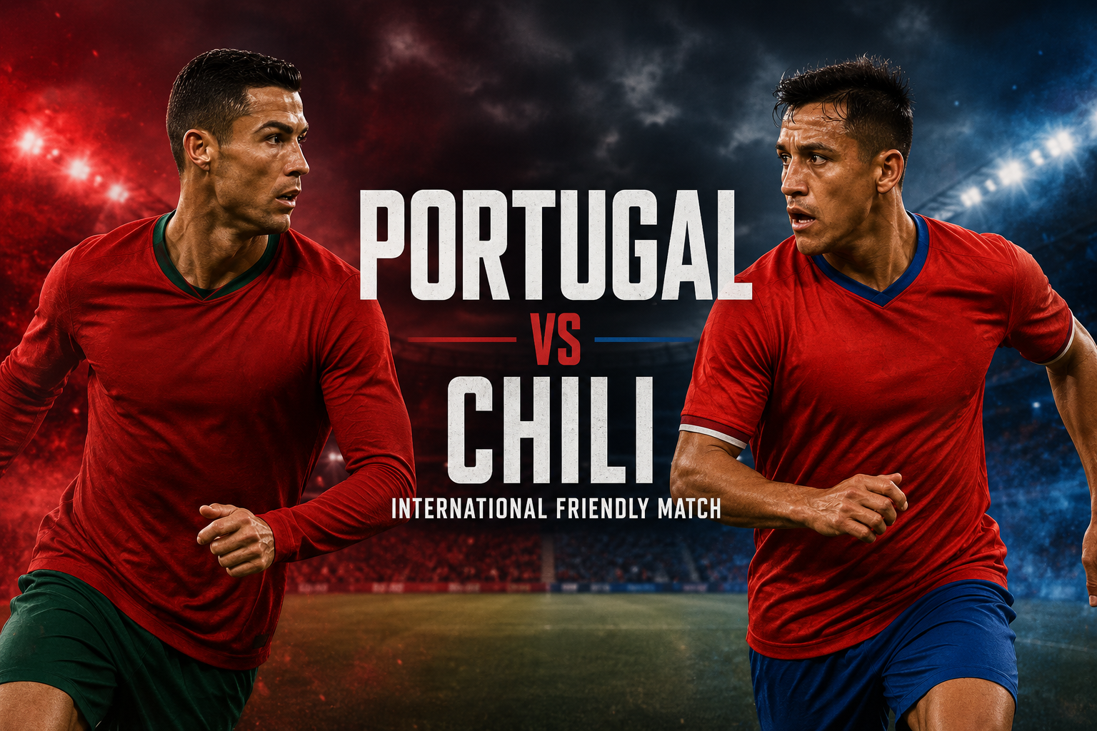 Okestream Mengarahkan Fokus ke Portugal vs Chili International Friendly Match Dini Hari Ini Pukul 00.45 WIB yang Menyajikan Pertandingan Persahabatan Berkelas Internasional