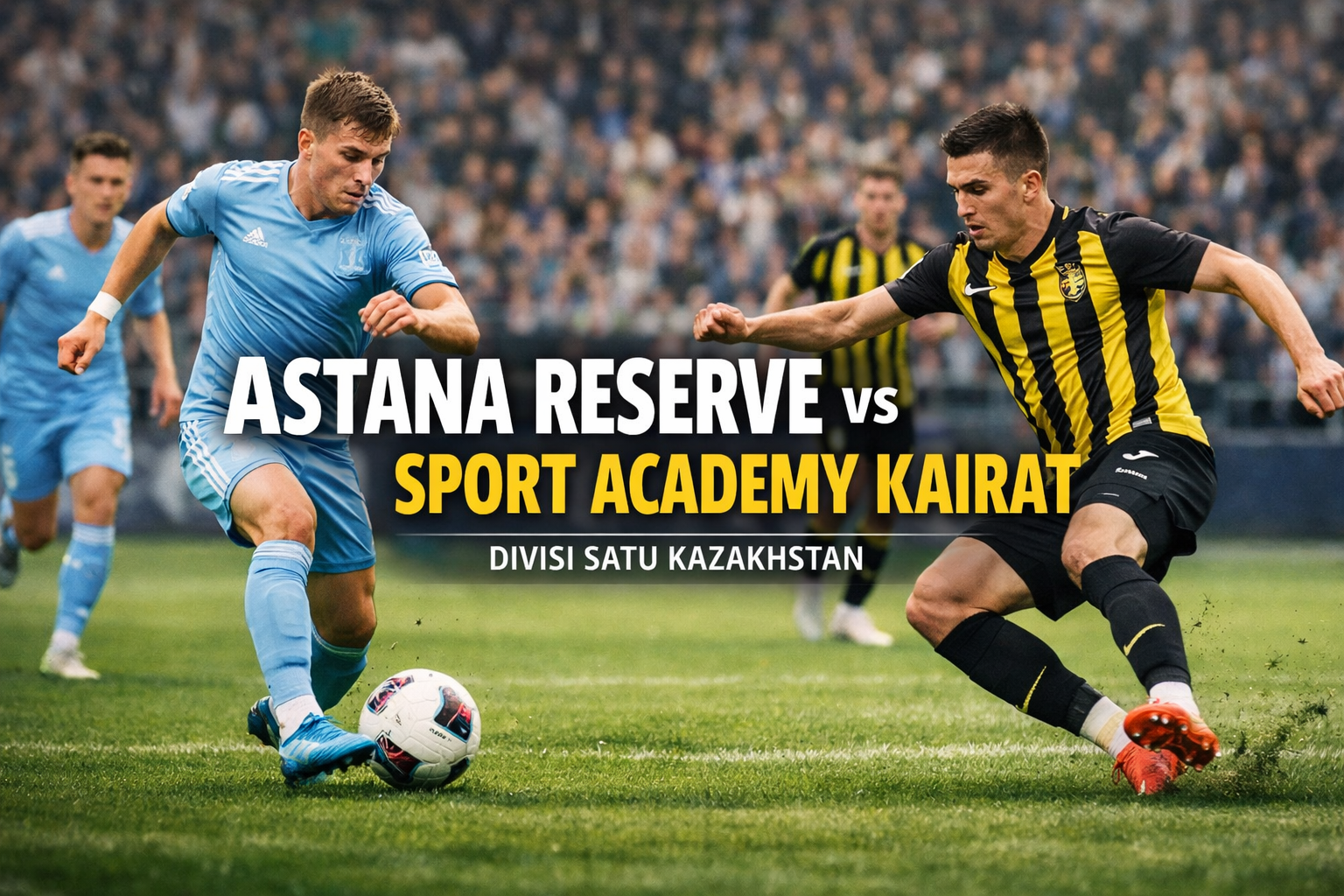 OkeStream Soroti Astana Reserve vs Sport Academy Kairat Divisi Satu Kazakhstan Sore Ini Pukul 18.00 WIB dalam Pertandingan Sarat Ambisi