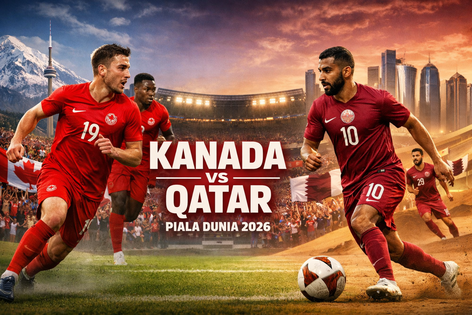 Okestream Tayangkan Kanada vs Qatar Piala Dunia 2026 Pagi Ini Pukul 05.00 WIB dengan Pertandingan Seru yang Siap Menemani Awal Hari Anda