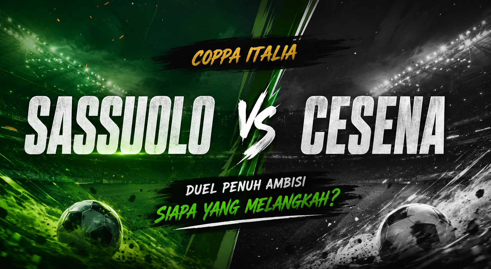 OkeStream Hadirkan Sassuolo vs Cesena Coppa Italia Malam Ini Pukul 23.30 WIB - Simak Duel Ronde Pertama yang Menarik dan Penuh Persaingan